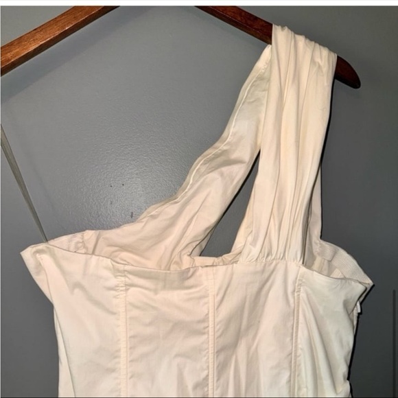 House of CB Clementine White Mini Dress One Shoulder XS - Picture 7 of 9